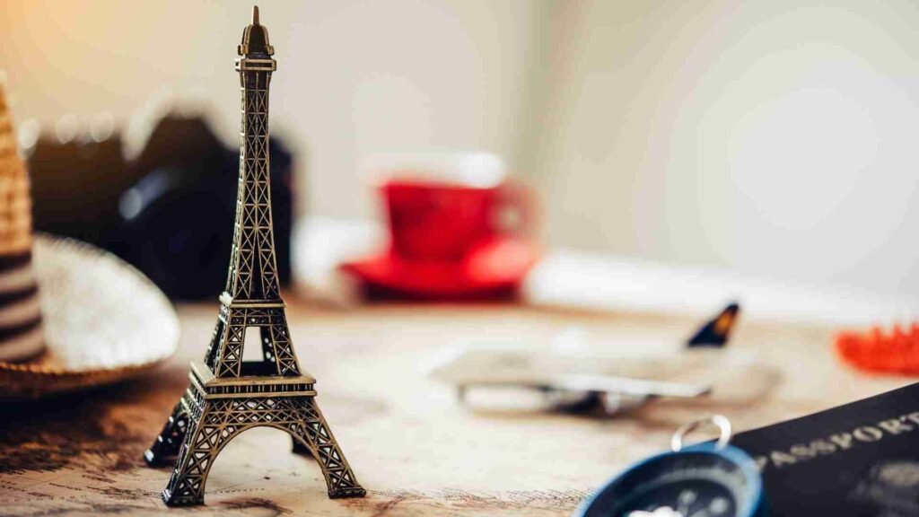 Tourism planning concept with travel equipment and essentials prepared for a trip