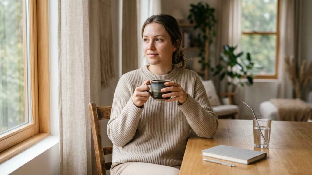 coffee and brain fog balanced use with hydration and calm morning focus routine