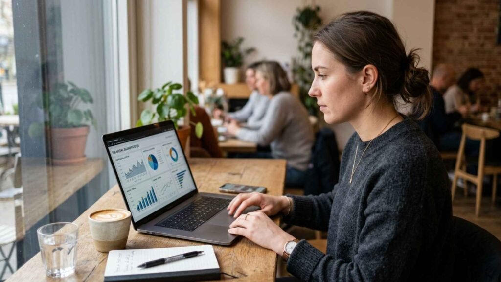 Spain Digital Nomad Visa 2026 tax system remote work financial analysis laptop charts