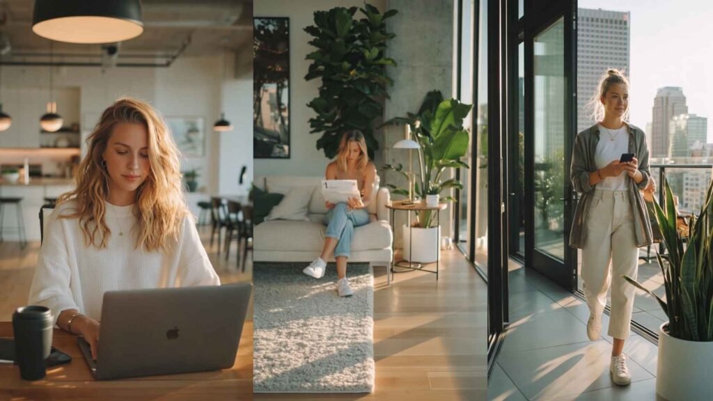 Three types of time blocking showing deep work, shallow tasks, and recovery activities