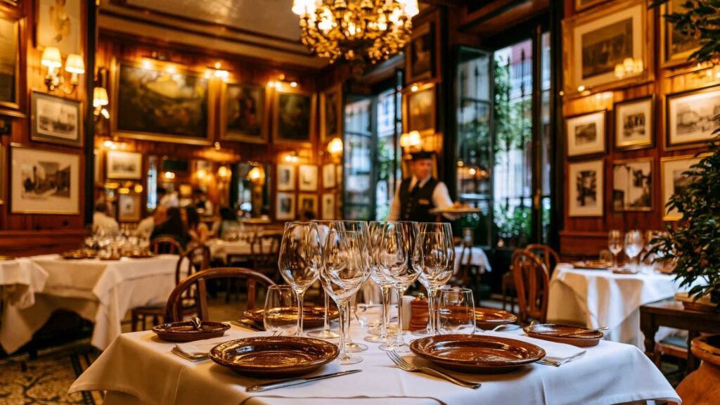 best restaurants in Barcelona Can Culleretes historic Catalan restaurant interior