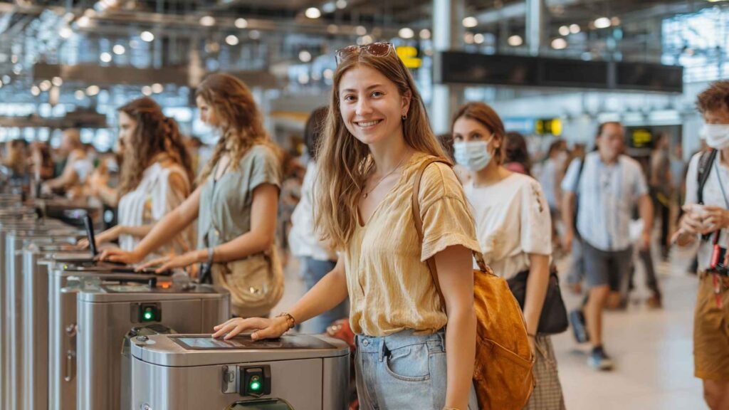 EES vs ETIAS travelers using automated biometric airport gates in Europe