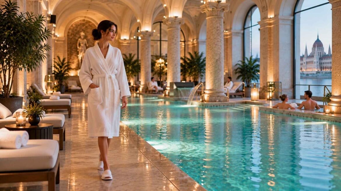 Best spas in Budapest with a luxury indoor pool and elegant wellness setting