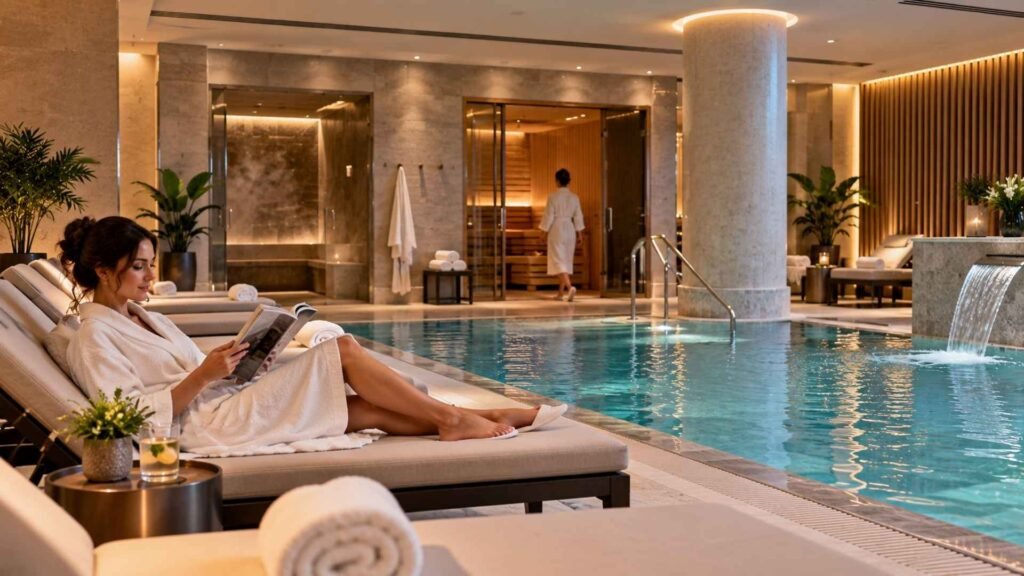 Kempinski The Spa Budapest luxury day spa experience with pool, sauna and relaxation area